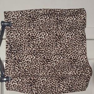 SHEIN xl leopard mini skirt